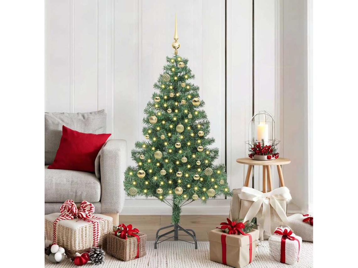 Vidaxl Árvore De Natal Verde 150 Cm Pvc