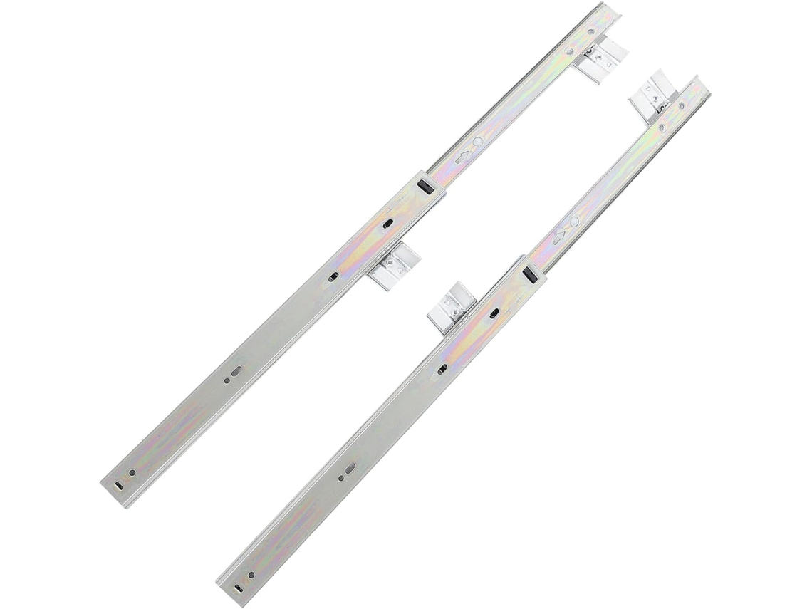 Trilho Deslizante Ajustável Para Teclado De Escritório, 35mm De Largura, Branco, Resistente, Para Gavetas E Armários