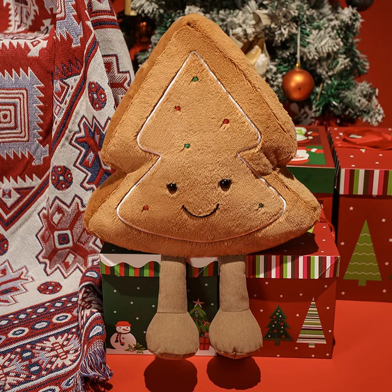 Divertido Brinquedo de Pelúcia Natalino, Fofo e Macio, Perfeito para Decoração de Festas. MDUG (árvore de 55 a 58 Cm)