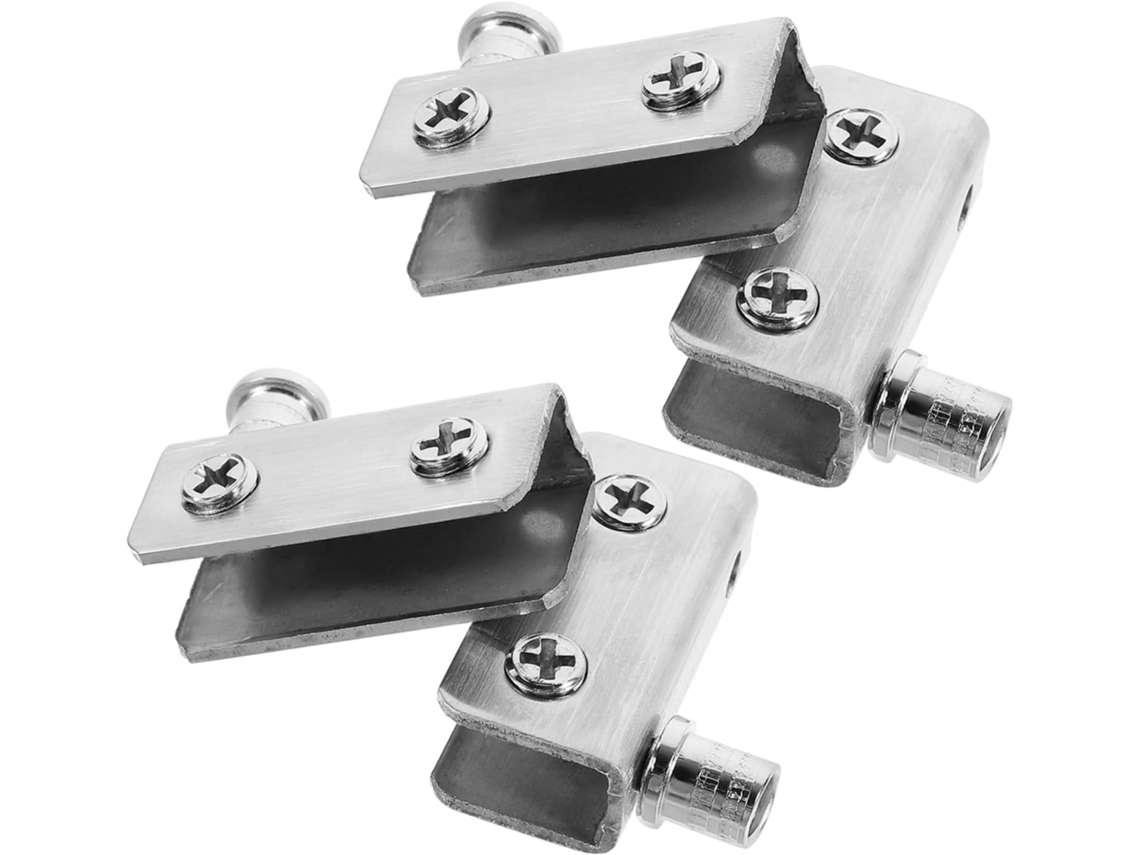 Conjunto De 4 Dobradiças Pivotantes Em Aço Inoxidável Para Portas