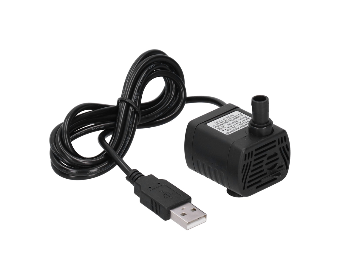 Bomba De Água Submersível Usb Mini Baixo Ruído 3.5-9v Para Aquário Filtro Rega