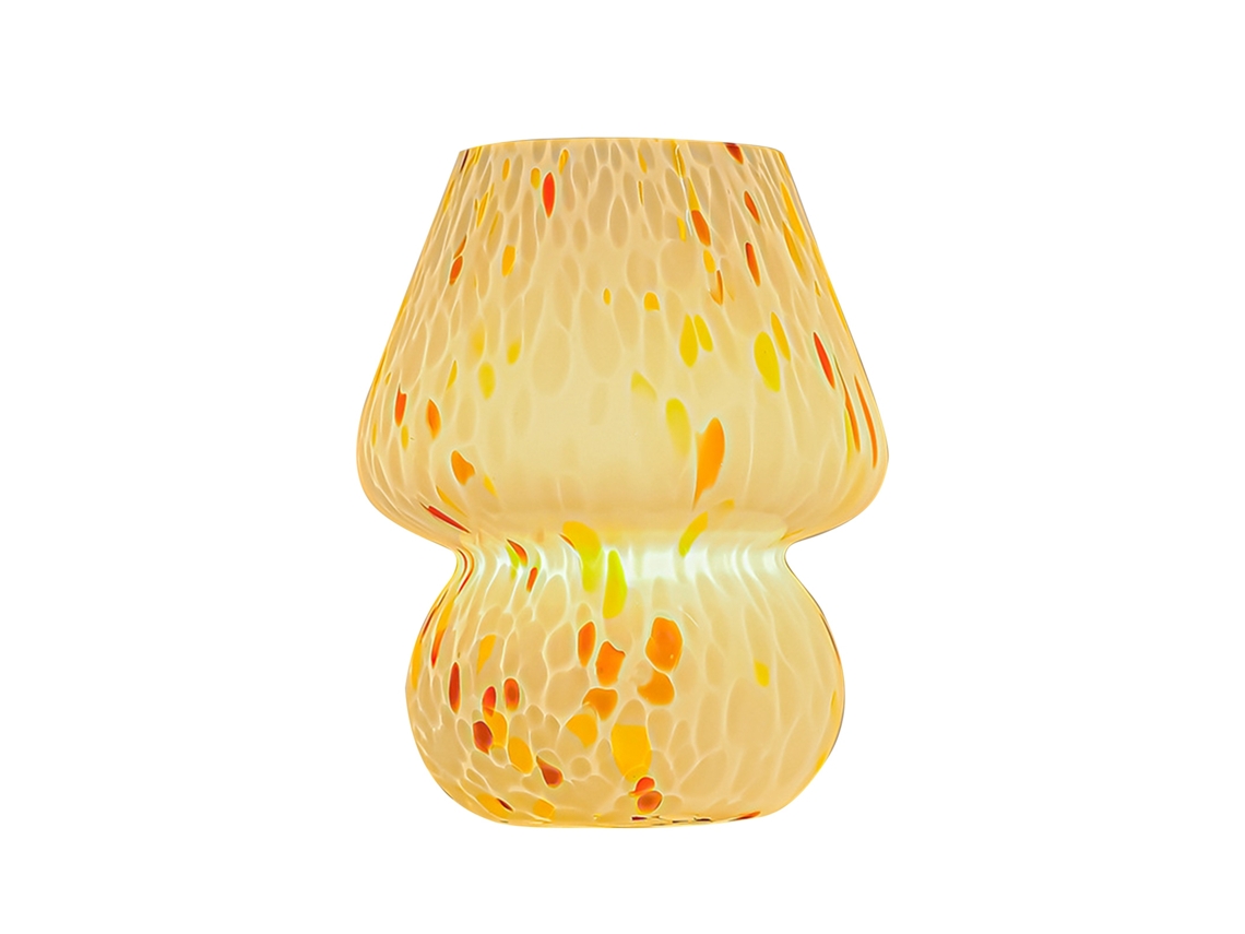 Rebe-lâmpada De Noite Champignon Para Quarto Mesa De Noite Estúdio Decoração Simples De Vidro