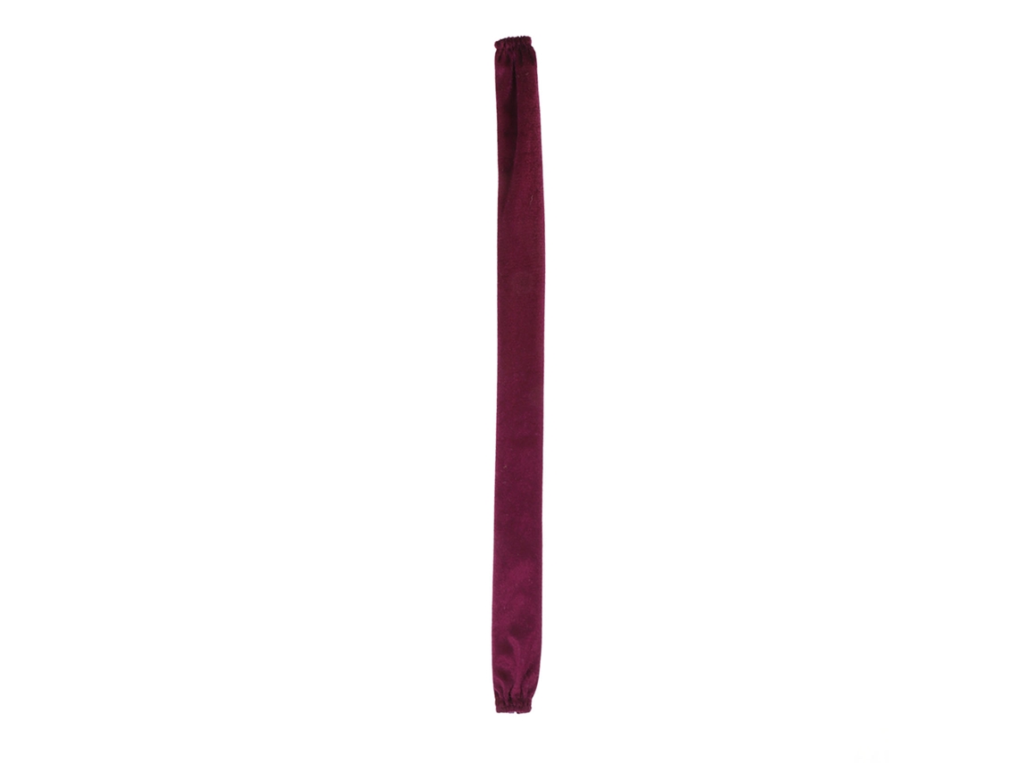 Capa para corrente com zíper, flanela, protetora, 60x5cm, roxa | S/MARCA