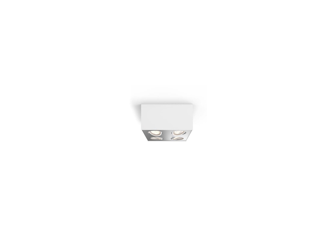 Aplique Led Quádruplo Warmglow 18W Philips Box Branco LEDKIA