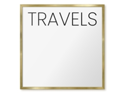 Magnetic Glass Board Travels For The Hall Espelharte (50x50 Cm)