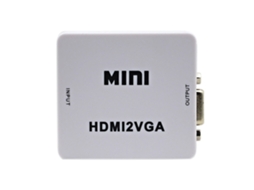 Mini Adaptador Hdmi Para Vga Conversor Hdmi2vgai Preto E Branco Hdmi Para Vga