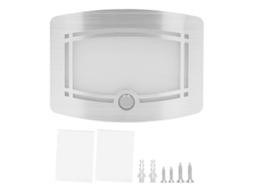 Lurelia, Luz Noturna Led, Interruptor, 0.9w, Sensor Pir, Bateria, Autoadesiva, Solar, Auto, Vermelho, Pack 2, Armário, Quarto