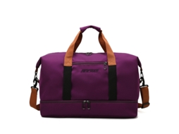 Mala de Viagem AQUAFORGE Expandível com Bolso para Encaixe, em Rodinhas, para Fins de Semana, Pernoite
