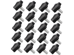 Popetpop Conjunto De 20 Pés Móveis Ajustáveis, Niveladores Antiderrapantes Para Mesas E Cadeiras, Protetores Com