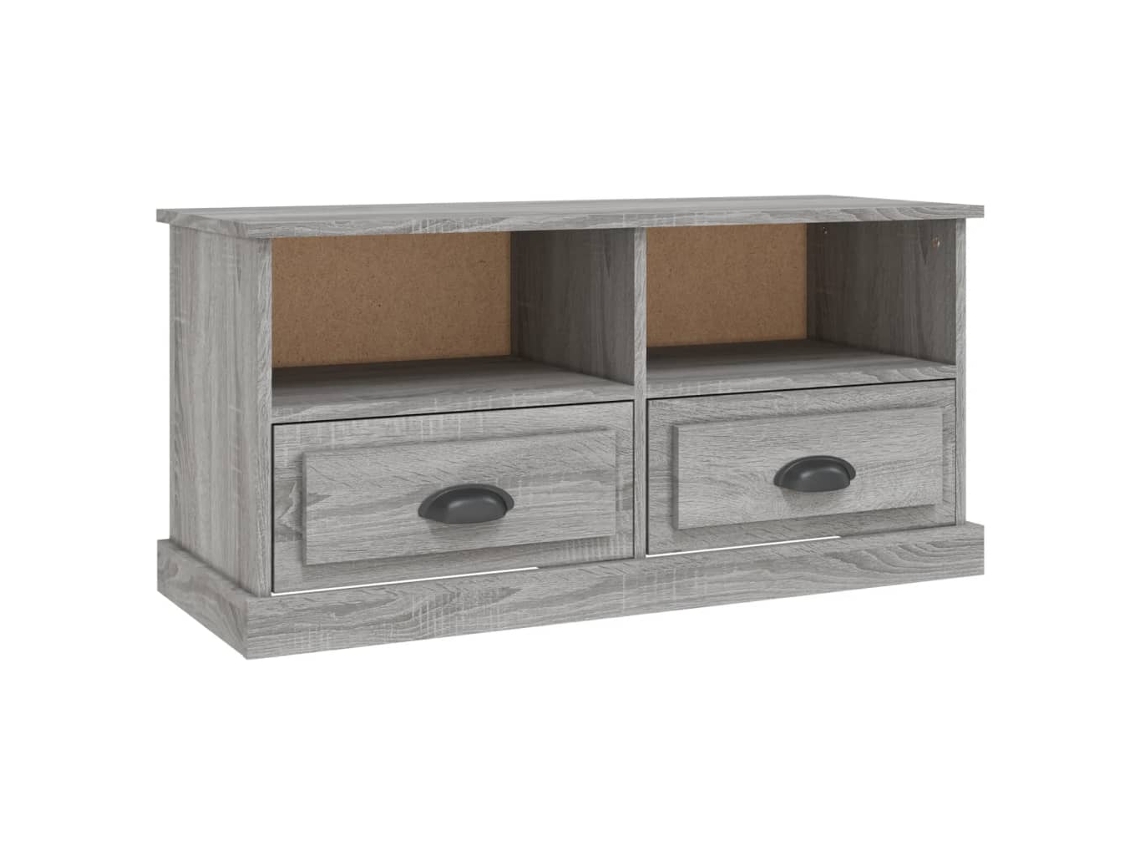 Cinzento Sonoma MAISON EXCLUSIVE TV Móvel em Derivados da Madeira (93x35,5x45 cm)