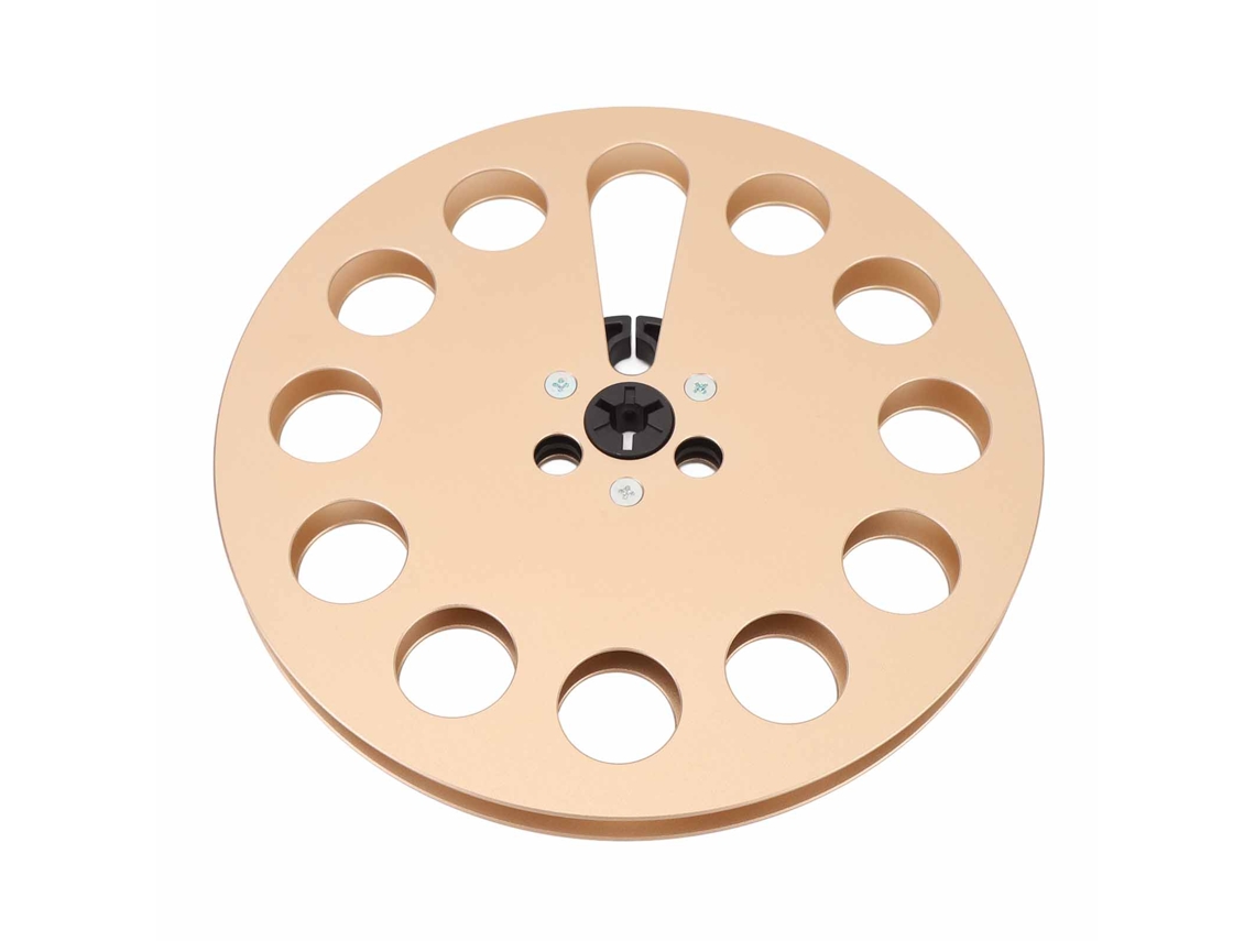 Bobina de Fita Vazia Universal de Liga de Alumínio 7 Polegadas para Fita 1/4 Revox Studer