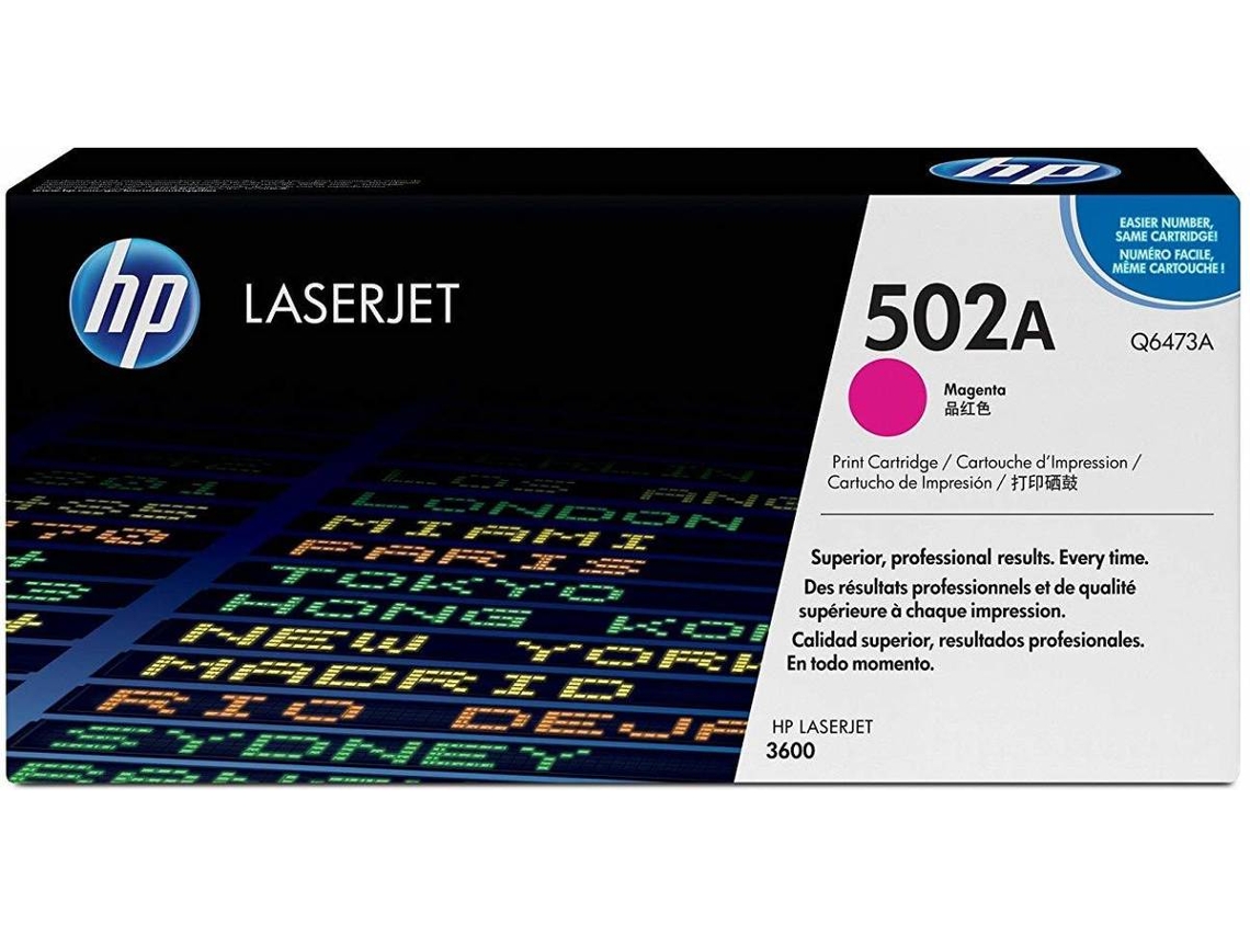Toner HP 502A Magenta (Q6473A - 4000 páginas)