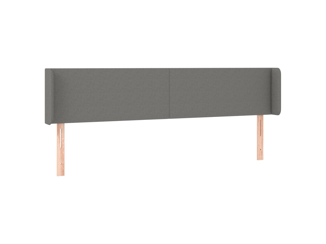 Headboard, Headboards Vidaxl Cinzeto Tecido (183 X 16 X 78/88 Cm)