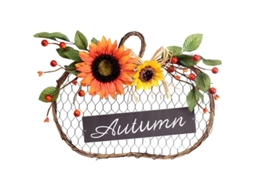 Guirnalda De Girasoles Artificiales Con Luces Led Para Decoración De Halloween, Bodas Y Hogar