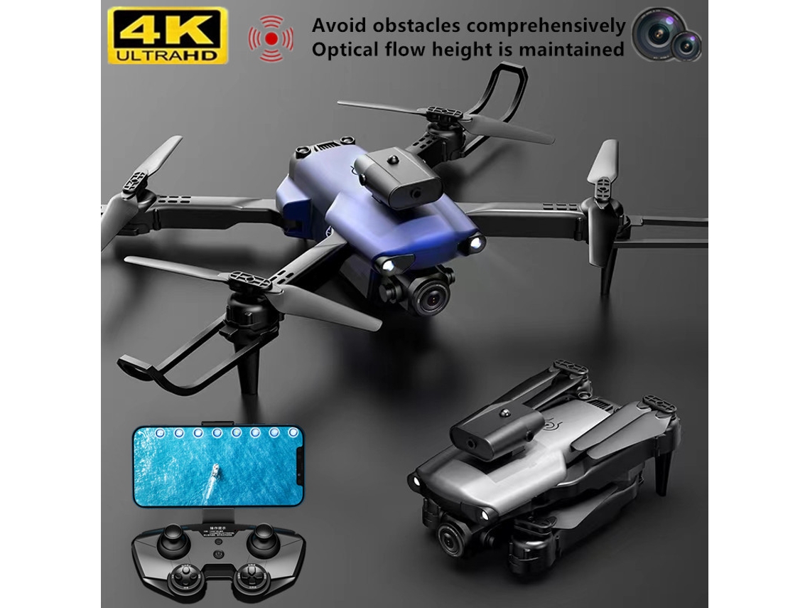 Mini Drone com Câmera 4K Hd Desvio de Obstáculos em 360Duração Da Bateria: 15 Min Azul