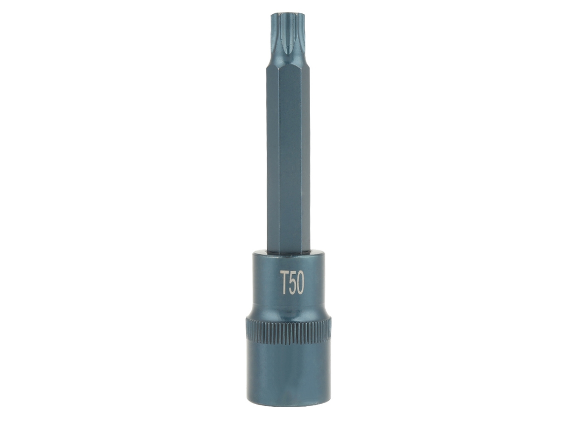 Chave De Impacto Torx T50 1/2" 100mm Bits Socket Ferramenta Elétrica Plum