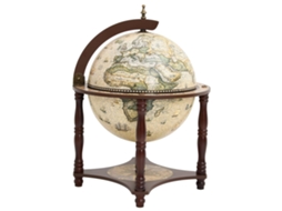 Globe Bar Wine Stand, Globe Bar Wine Stands Vidaxl Marrom Madeira (n/a)