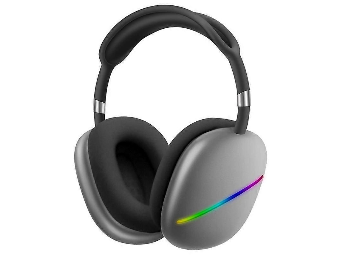 Fone de Ouvido Bluetooth Sem Fio Akz Max10 com Iluminação Rgb, Microfone e Suporte para Cartão Tf. TAISHENGDA