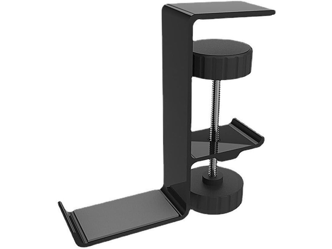 Support De Casque Élégant En Aluminium Sans Perçage, Support De Bureau À Clipser En Métal Pour Casque De