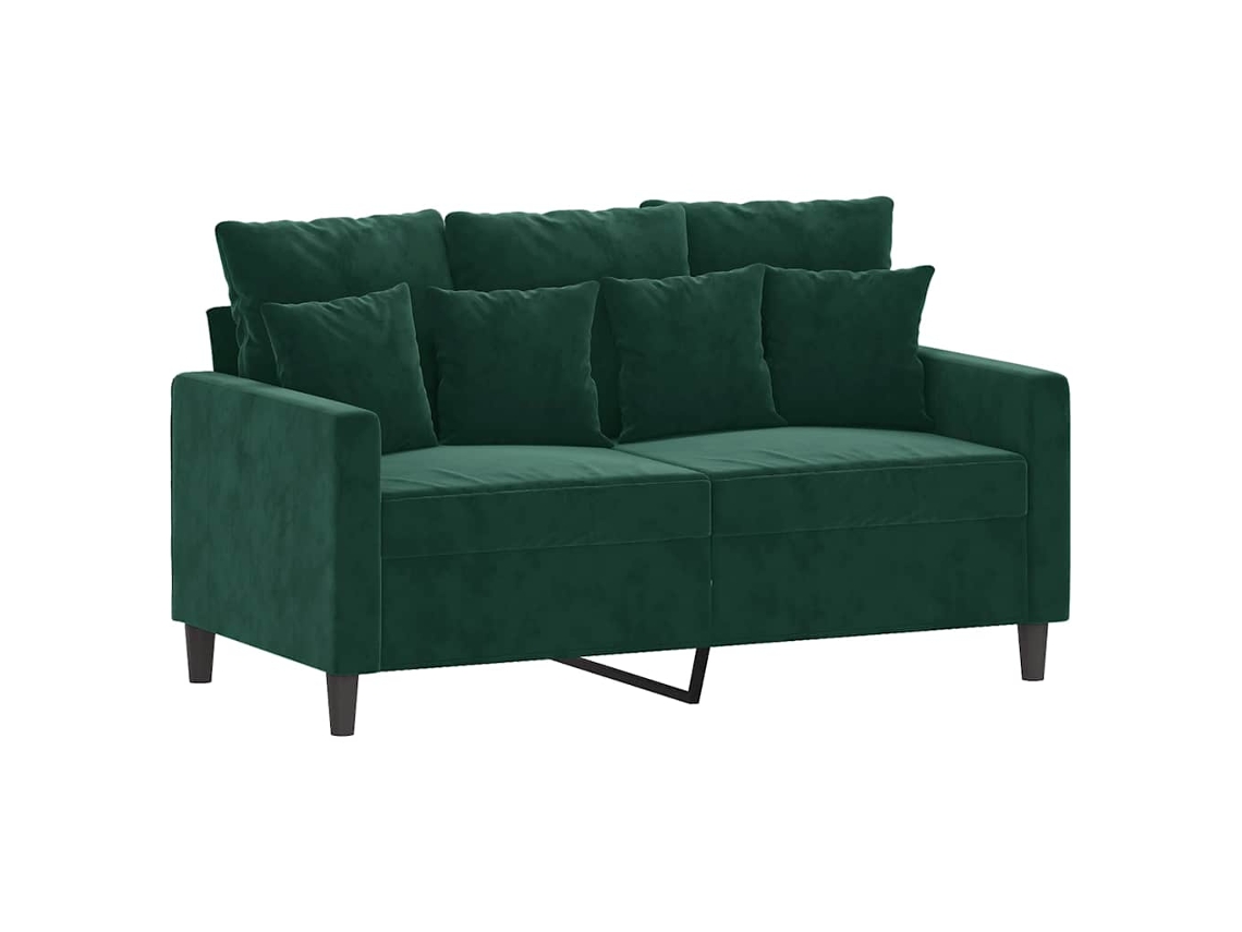 2-seater Sofa, 2-seater Sofas Vidaxl Verde Veludo (n/a)