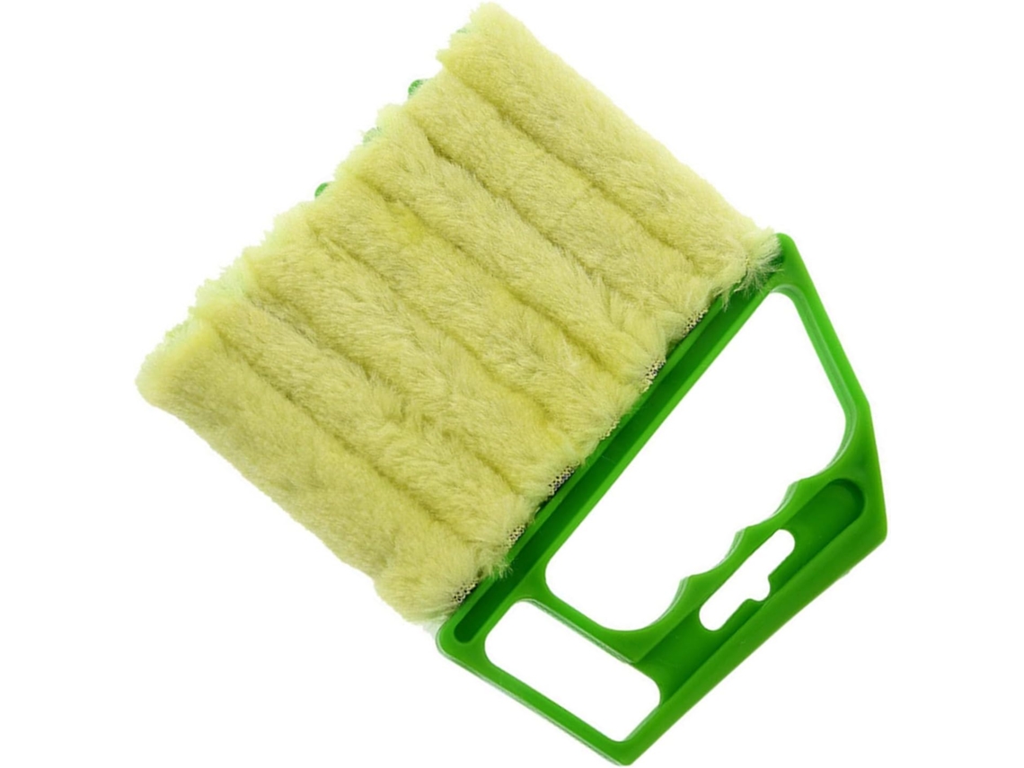 Escova Para Cortinas, Removedor De Pó, Ferramenta De Limpeza Leve, Ajustável Para Casa E Hotel, 16x 13cm Verde