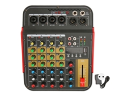 Mixer com Alimentação Phantom 48v para Reprodução via Usb Bluetooth | EOOCOO