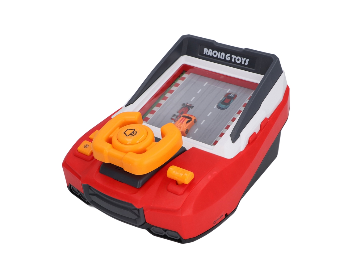 Primerox volante Musical para Bebês Brinquedo de Direção Simulada Treinamento Rastreamento Visual Vermelho