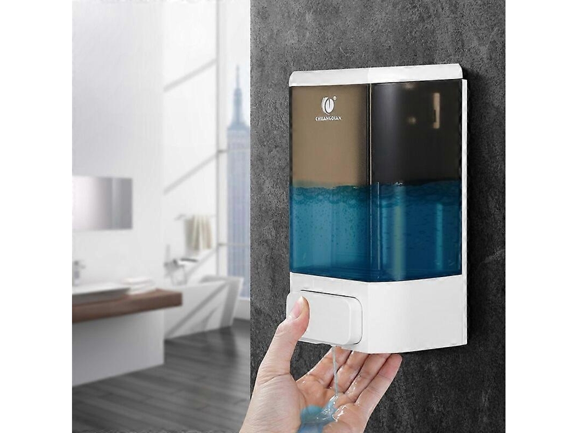 Lurelia Dispensador De Parede Para Duche 1000 Ml Em Abs E Pp Branco
