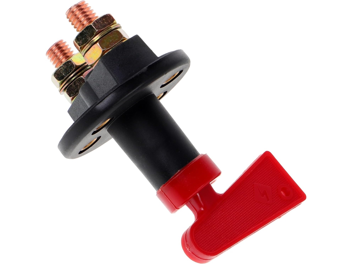O interruptor de desconexão da bateria protege os circuitos elétricos.