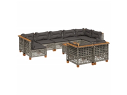 Garden Sofa Set, Garden Sofa Sets Vidaxl Cinzeto Rattan / Vime (n/a)