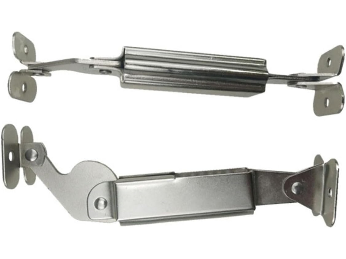 2 Peças De Dobradiça Metal Com Mola Suporte Para Porta Armário, Ferro