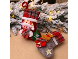 Decoração Natal: Boneca Meias Bolsa Pingente para Árvore