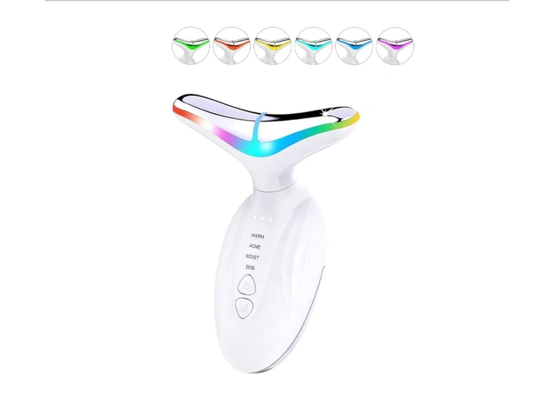 Massageador Facial Elétrico Dispositivo Facial De Microcorrente 4 Modos Cabeça De Massagem Elétrica Bipolar Massageador De Rosto E Pescoç Yizhood