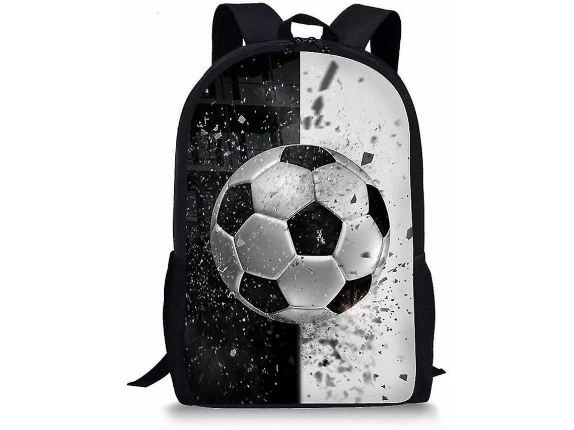 2026-mochila Escolar Para Niños De 6 A 15 Anos Com Design De Futebol 3d, Poliéster 300d, Ajustável E Confortável