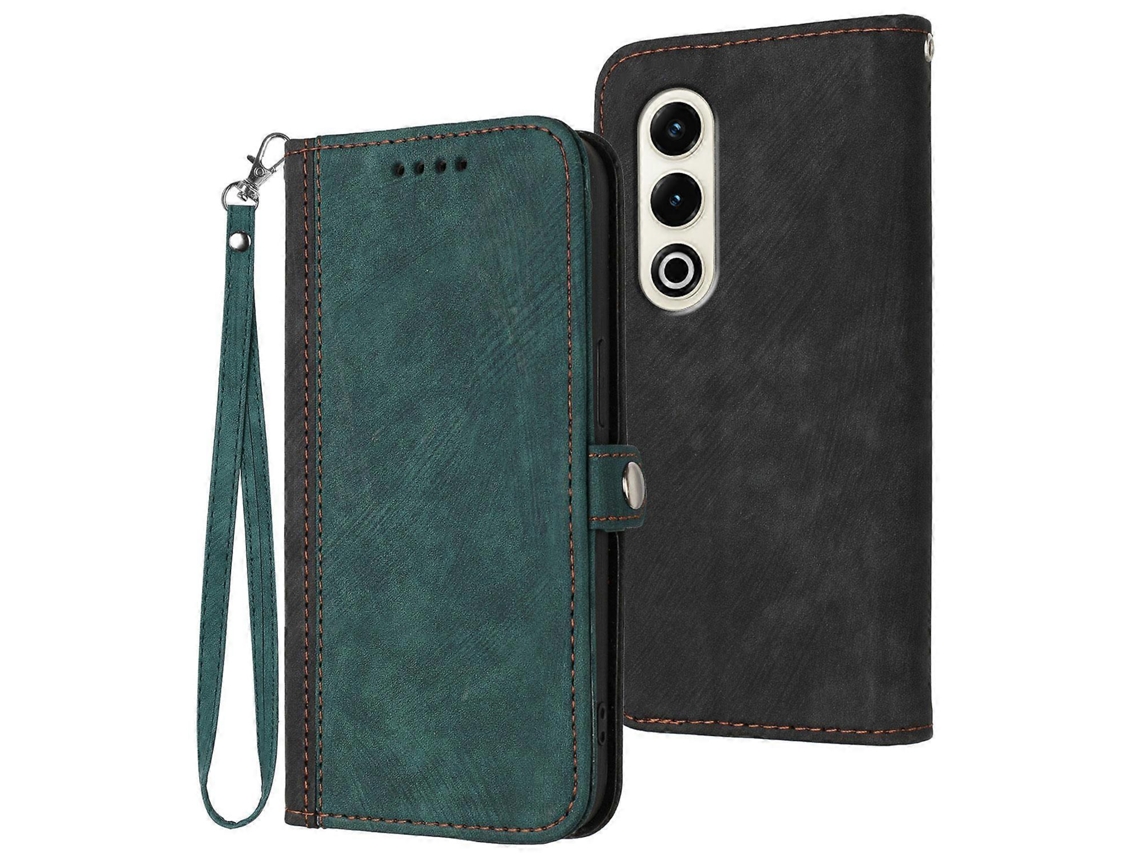 Capa De Couro Para Celular Com Alça De Mão Dupla E Fivela Lateral