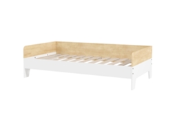 Cama Para Crianças Acima De 3 Anos 143,5x74x40 Cm De Madeira Para Carga 80 Kg Para Dormitório Branco