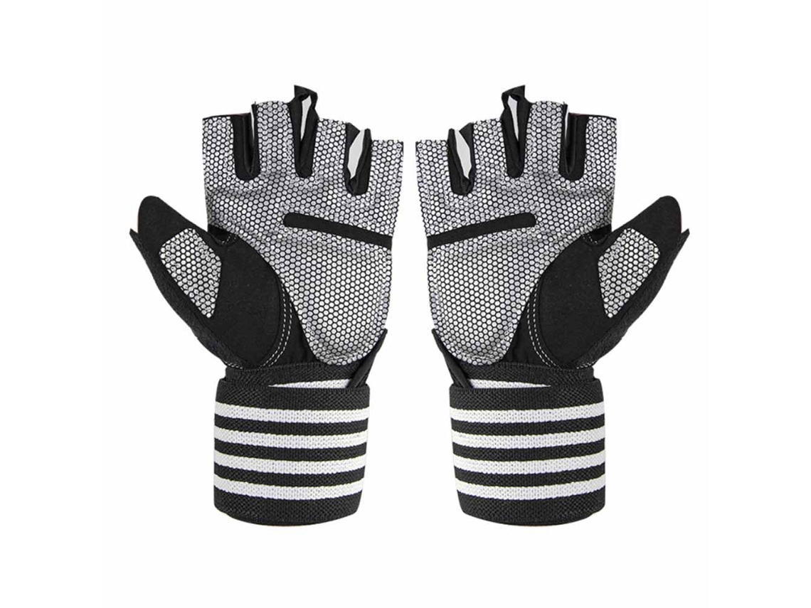 Luvas Para Levantamento De Peso Com Suporte De Punho E Proteção Da Palma Para Academia E Exercícios