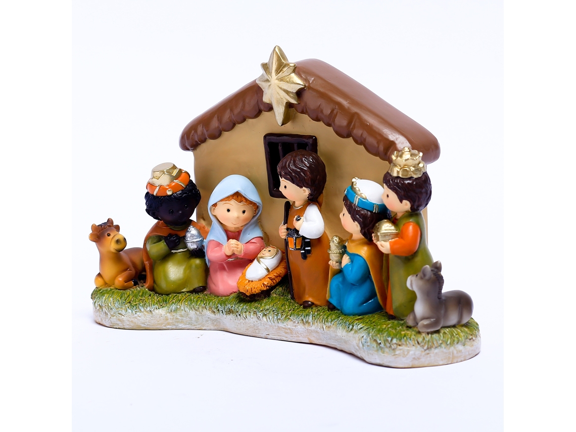 Conjunto Decorativo Laxiscreed Para Mesa Com Ornamentos Em Resina Ideal Para Presentes E Decoração De Ambientes