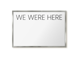 Magnetic Board We Were Here For The Living Room Espelharte (60x40 Cm)