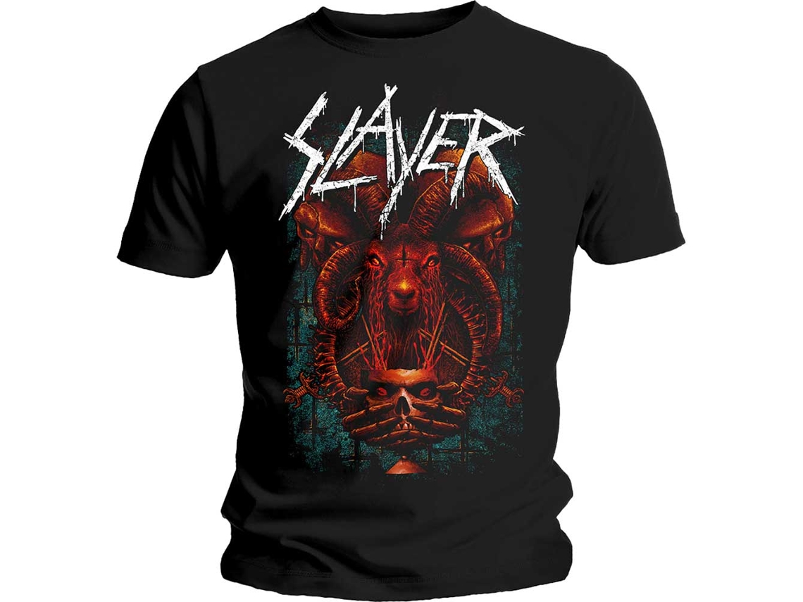 T-Shirt ROCK OFF Slayer - Offering Preto (Tamanho: XXL)