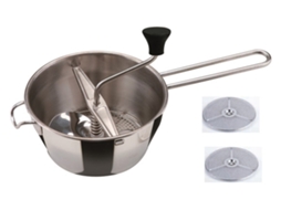Processador de alimentos de cozinha 2 discos com haste de aço inoxidável INOXIBAR