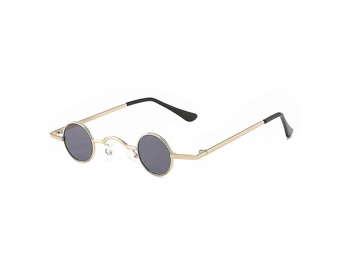 2026 gafas de Sol Redondas Mini Retro com Marco Pequeno e Lentes Hd Melhoradas