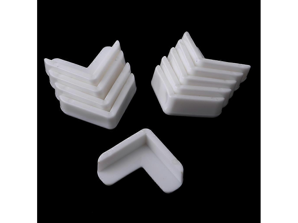 Protetores De Cantos E Bordas Para Móveis, Pacote Com 10 Unidades Branco Brilvibera