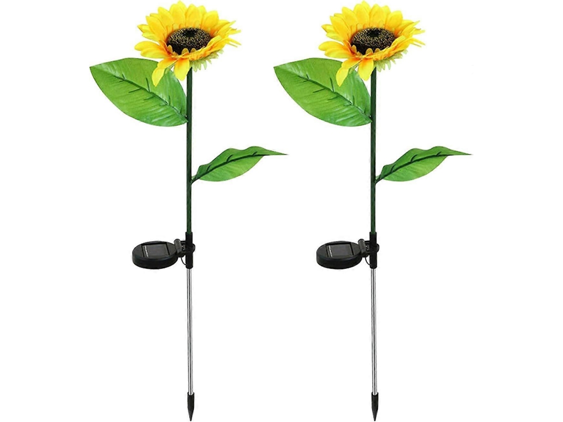 Luzes Solares De Flores, 2 Luzes Solares De Girassol Olysi Shop