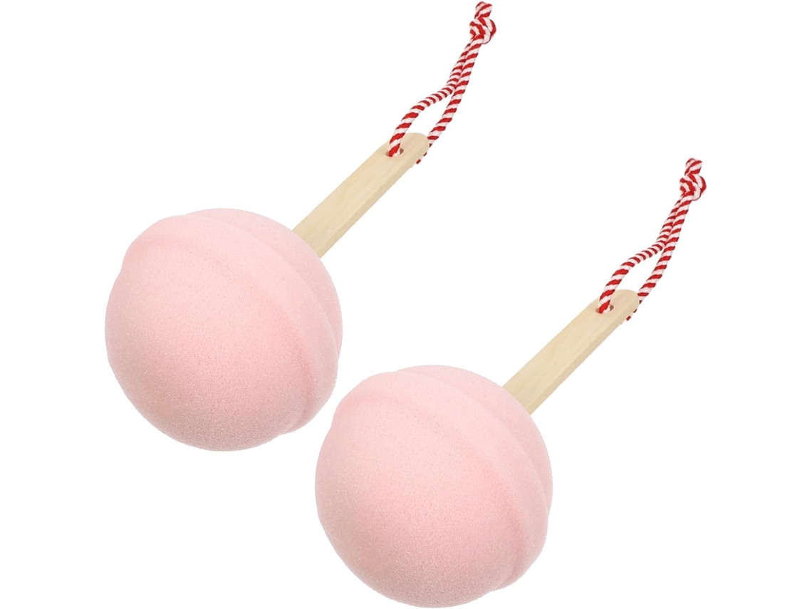 Esponjas Esfoliantes Para Banho, Esponja Natural Para Ducha E Limpeza Corporal, 2 Unidades, Gokoco