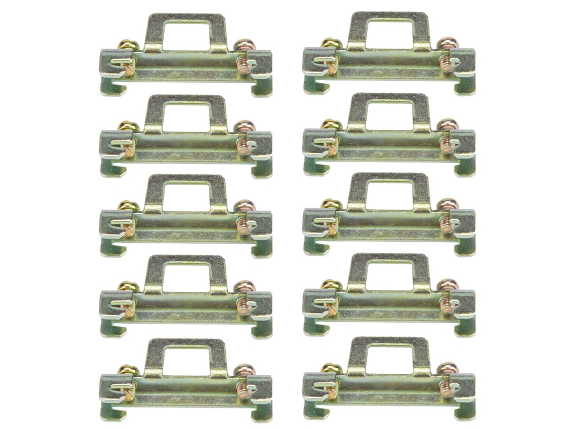 Fixador de Travamento Trilho Din 35mm 10 Peças S/MARCA