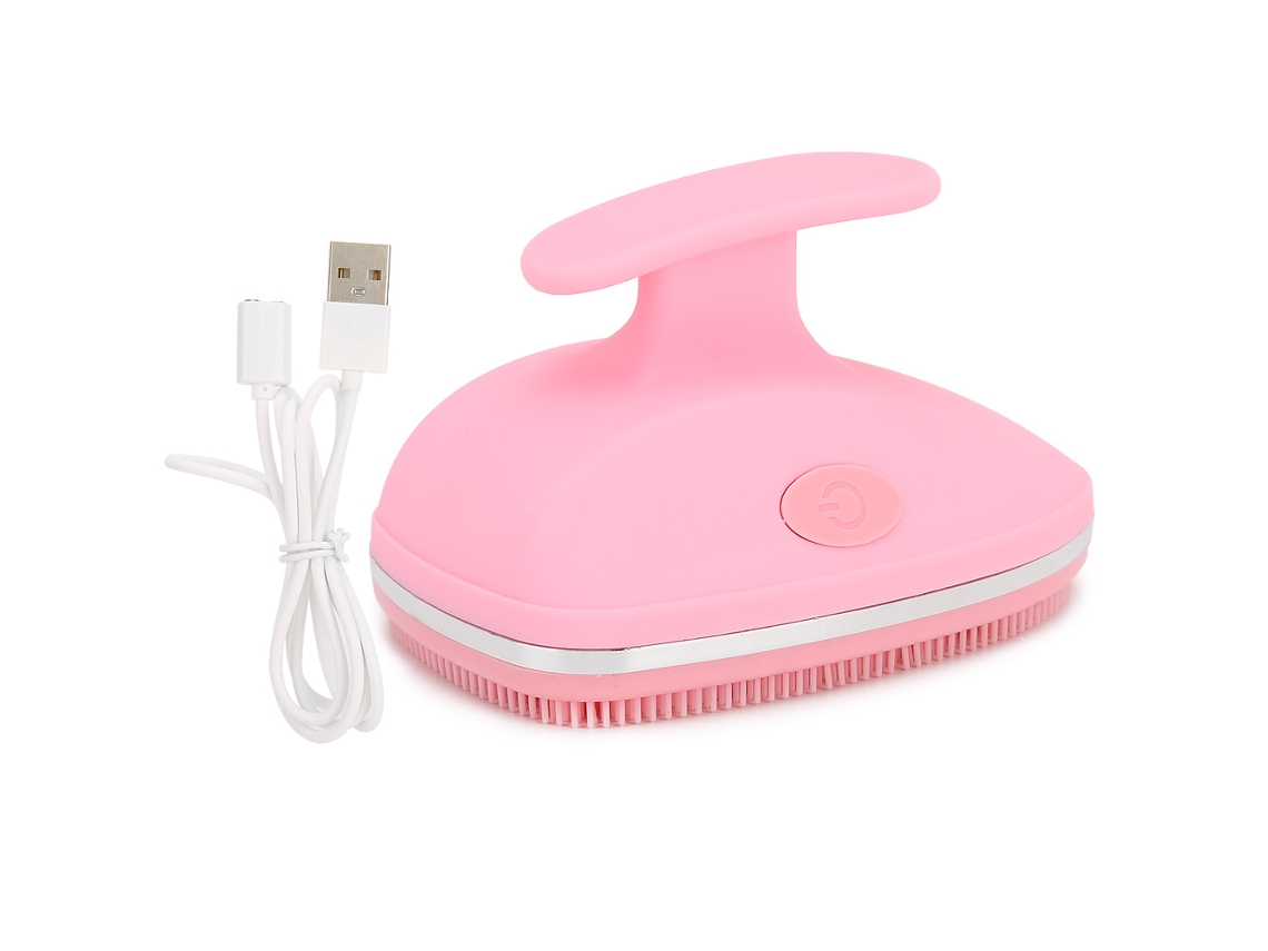 KOFIHETY Escova De Banho Elétrica Com Massagem Em Silicone Escova Suave Para Limpeza Profunda