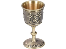 Copa De Bronce Exquisita, Copa De Vinho Decorativa E Prática Para Whisky Com Estilo Medieval, Ideal Para Presentes E Coleções