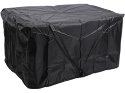 Capa Dobrável Para Carrinho De Jardim Nuobesty, Em Tecido Oxford 210d Preto, 97x56x51 Cm