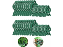Clipes Ajustáveis Para Plantas Suporte Para Jardim Tomates Legumes Vinhas 20 Grandes E 20 Pequenos
